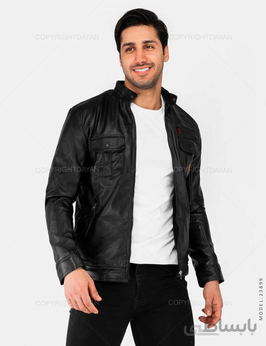 کاپشن چرم مردانه Mason مدل 23899