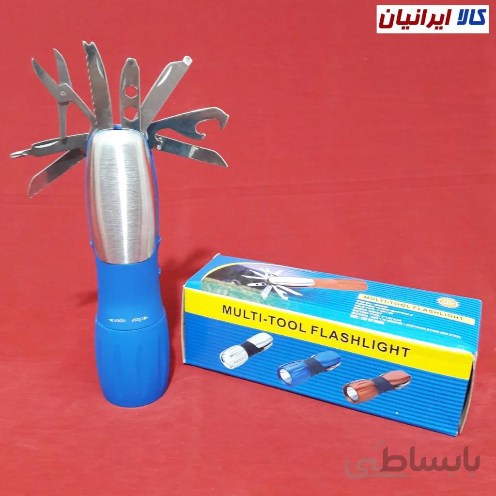 چراغ قوه و ابزار 8 کاره