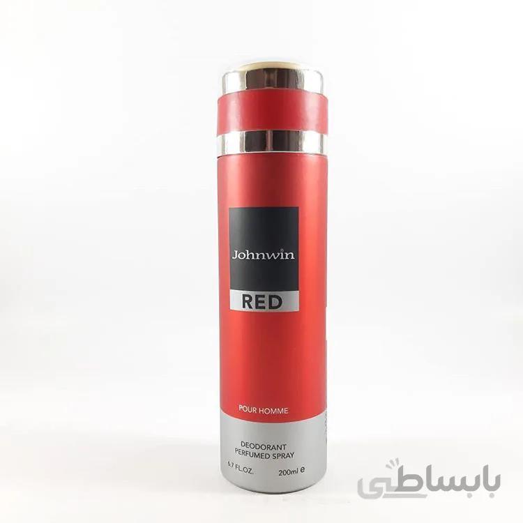 اسپری خوشبوکننده بدن و لباس  مردانه جانوین اصلی مدل RED