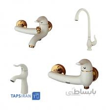 ست شیرالات اکتاو سفید راسان
