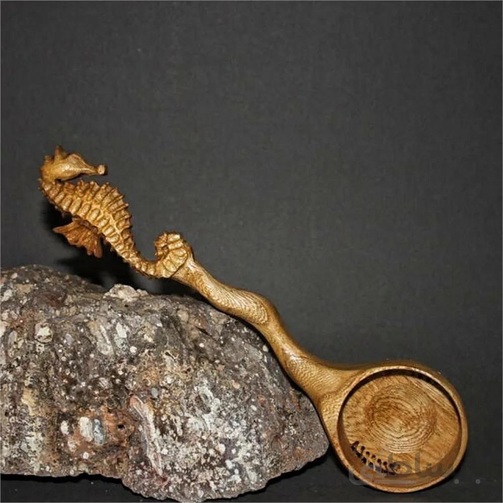 قاشق آجیل طرح اسب دریایی ا Spoon nuts designs seahorse
