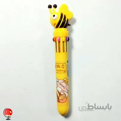 خودکار ده رنگ طرح زنبور عسل