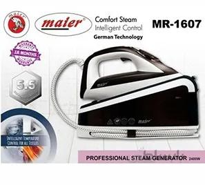 اتو بخار مخزن دار مایر مدل MR 1607 مشکی سفید ا MAIER PROFESSIONAL SREAM GENERATOR MR-1607