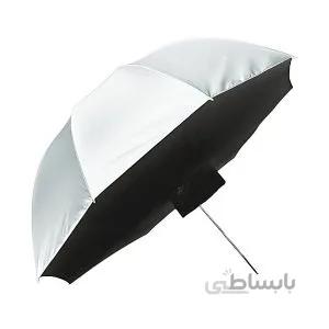 چتر هیزی سفید/مشکی S&S S41 100cm