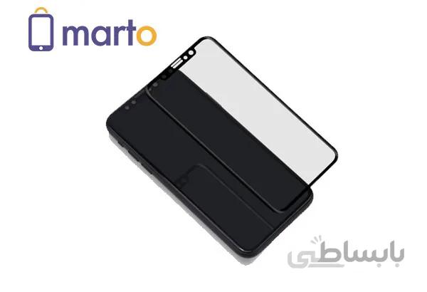 محافظ صفحه نمايش شیشه ای مناسب براي گوشي اپل iPhone X ا Clear screen protector for Apple iPhone X