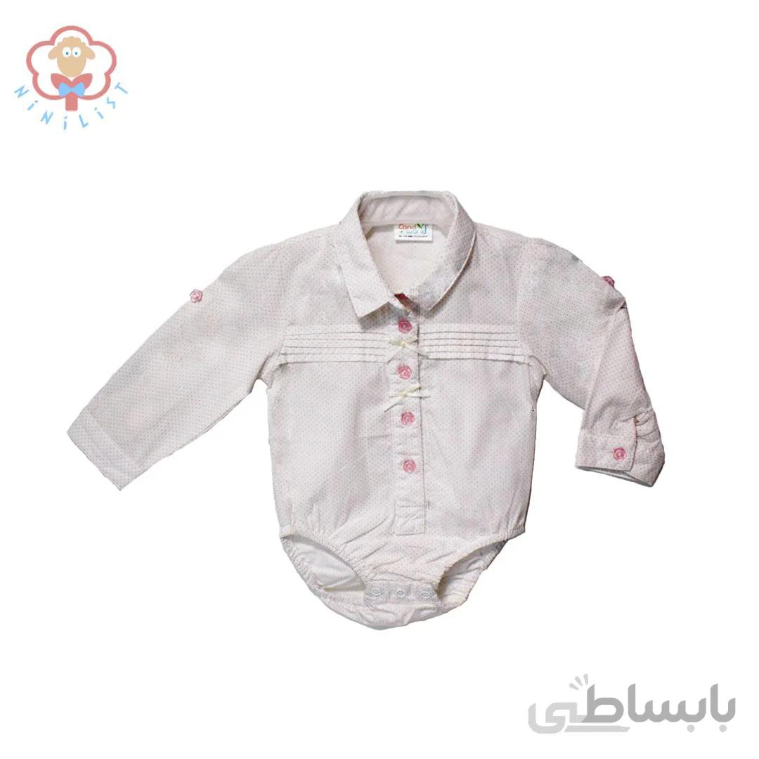 زیردکمه مجلسی نوزادی طرح دار baby shop