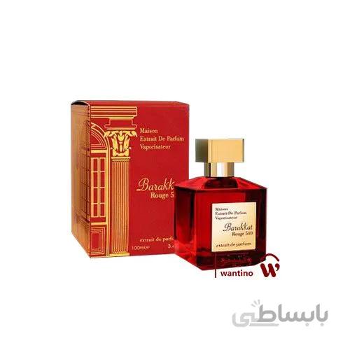 عطر ادکلن فرانسیس کرکجان باکارات رژ اکستریت فراگرنس ورد (Maison Francis Kurkdjian Baccarat Rouge 540 Extrait) حجم 100 میل ا Fragrance world Barakkat Rouge 540 Extrait De Parfum