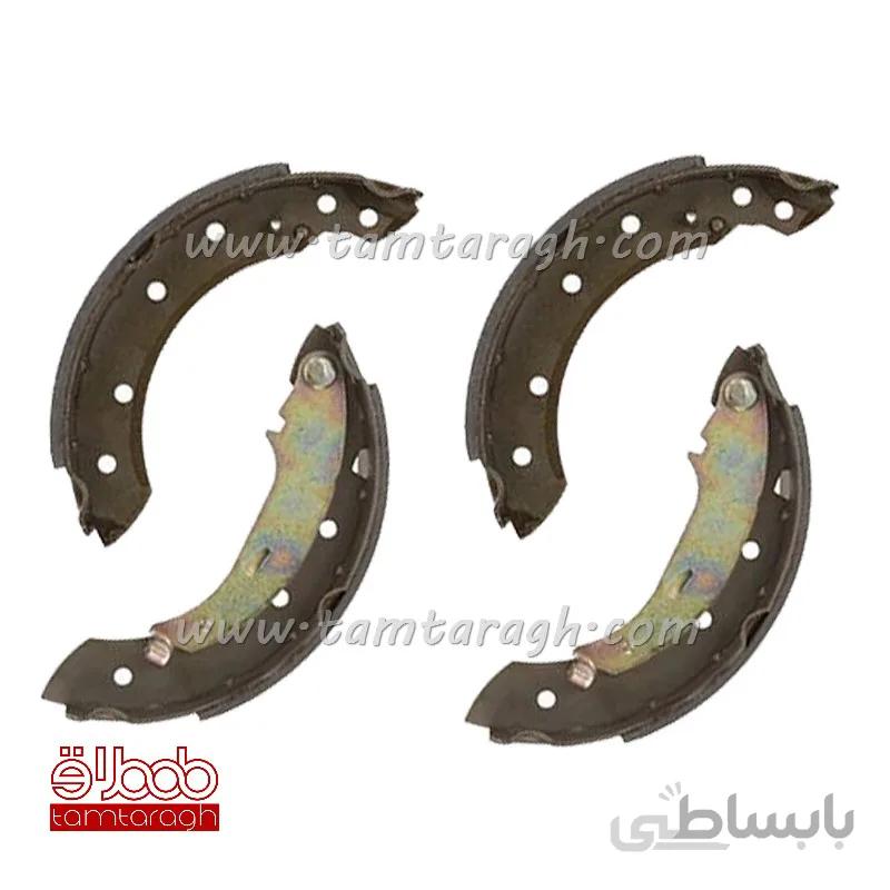 لنت ترمز عقب کفشکی پژو 206 و تندر90 E1 لنت پارس جعبه آبی (صادراتی)