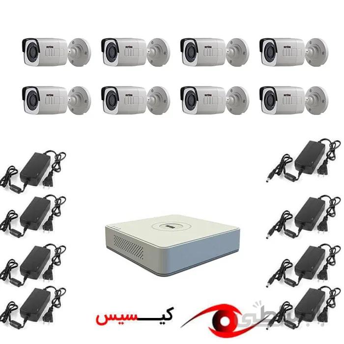 پکیج دوربین مداربسته هشت کانال دو مگاپیکسل ورتینا