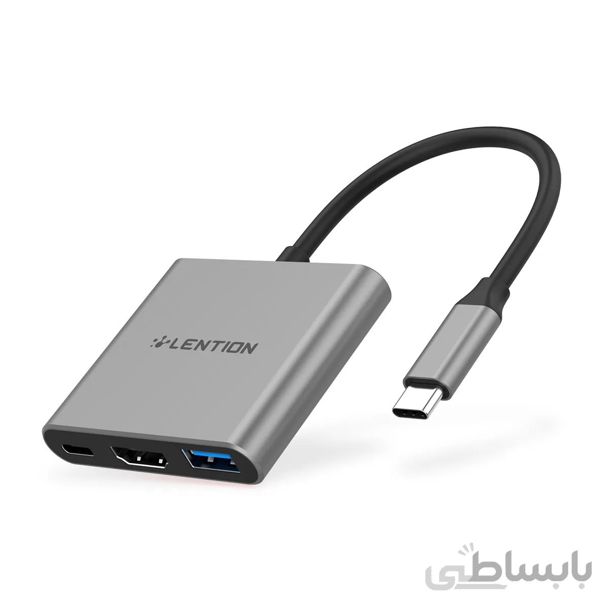 هاب3پورت LENTION USB-C سری SALING مدل C14