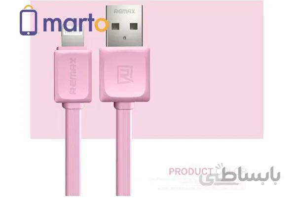 کابل تبدیل USB به لایتنینگ ریمکس مدل RC-008i طول ۱ متر ا REMAX Fast Charge Data Cable For iPhone USB RC-008i