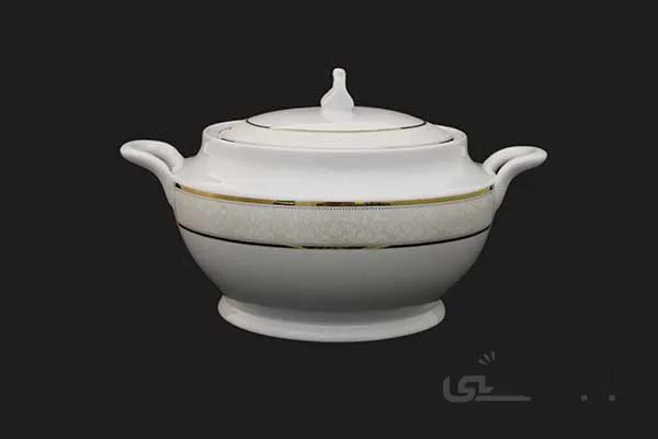 سوپ خوری چینی تقدیس قالب گرد یوری طلا