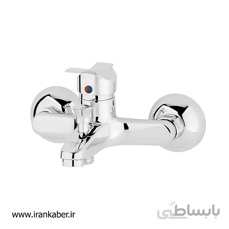 شیر دوش کروم مدل تیرداد برند تیرگان