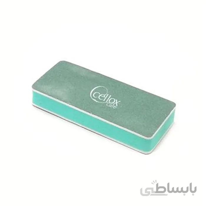 پولیش و بافر ناخن فیروزه ای سلوکس