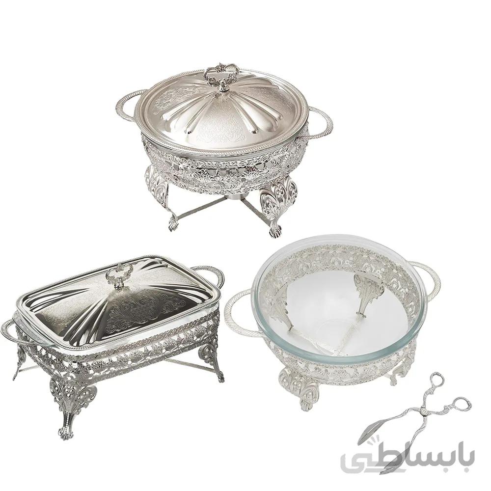 ظروف سوفله دیانا مدل گلدیس مجموعه سه عددی