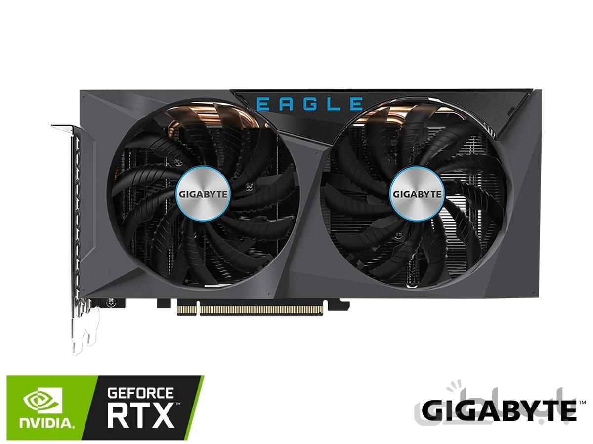 کارت گرافیک گیمینگ گیگابایت مدل Gigabyte GeForce RTX 3060 EAGLE 12GB GDDR6 (rev. 1.0)