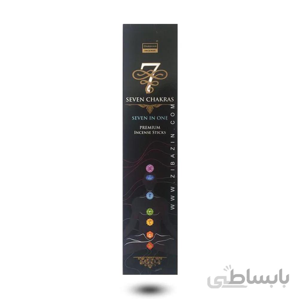 عود هندی دستساز هفت چاکرا (Seven Chakra) برند دارشان