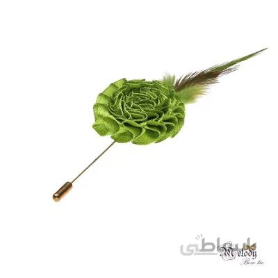 گل کت پارچه ای - مردانه (سبز روشن)