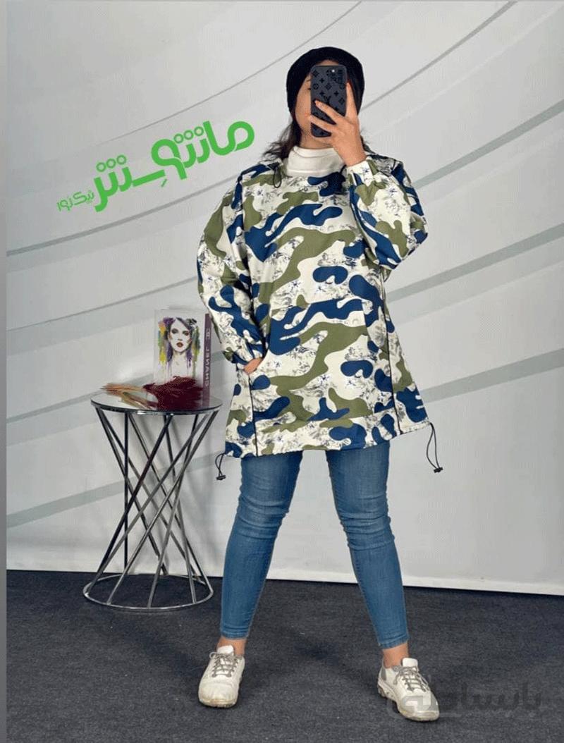مدل هودی دخترانه اسپرت کوتاه