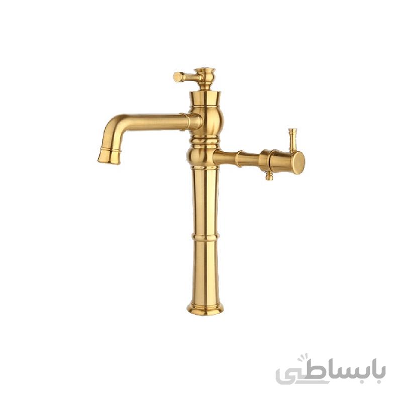 شیر ظرفشویی دو منظوره راسان مدل الیزه رزگلد