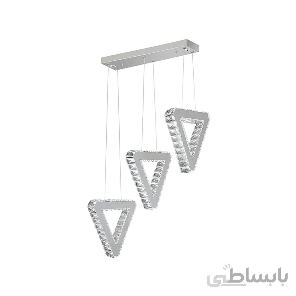 چراغ آویز چشمه نور کد A6548/3H-WT