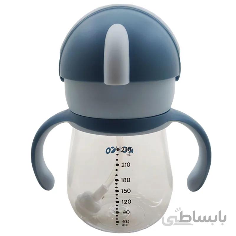 لیوان آبمیوه خوری نی دار 240 میل رووکو Rovoco