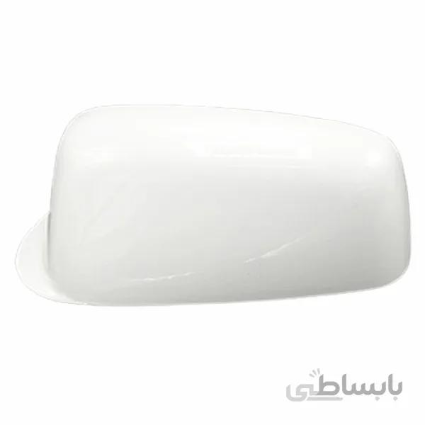 فلاپ رنگی سفید آینه جانبی پژو پارس ELX چپ