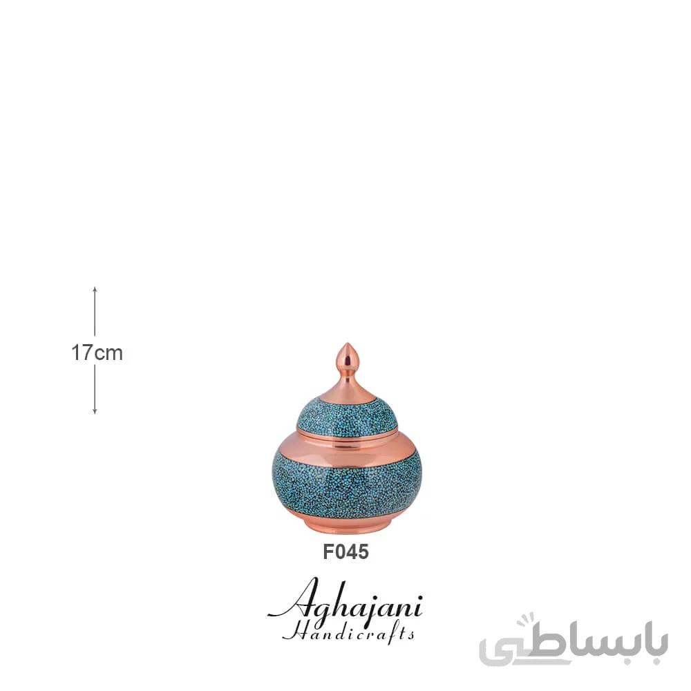 قندان بزرگ فیروزه کوب برند آقاجانی