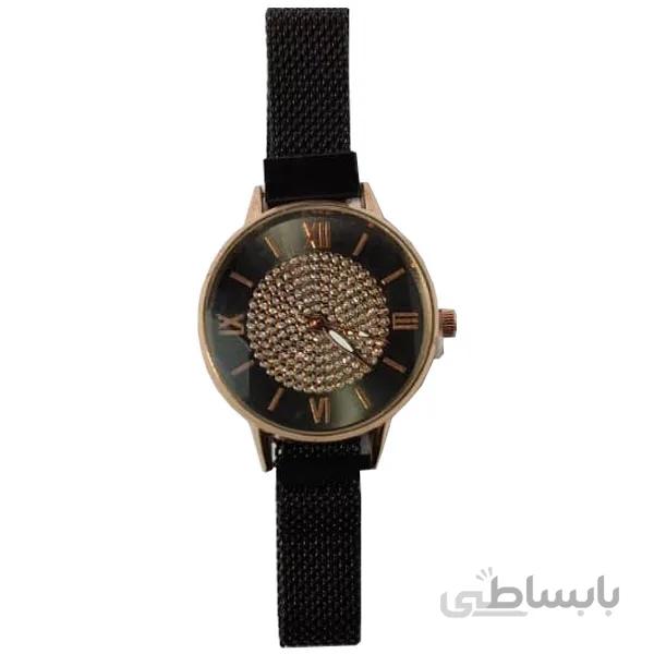 ساعت مچی زنانه نگین دار مگنتی کد 254