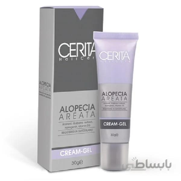 کرم ژل ریزش مو سکه ای آلوپسی آره آتا سریتا ا Cerita Alopecia Areata Cream Gel
