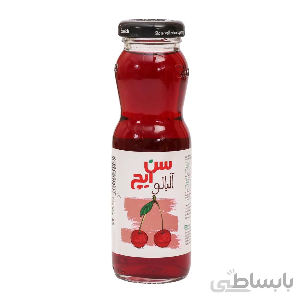 آبمیوه نکتار آلبالو سن ایچ شیشه ای 200 سی سی
