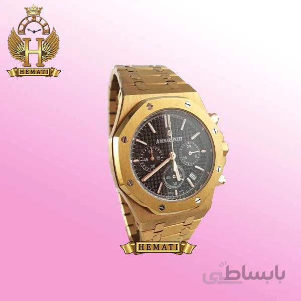 ساعت مردانه سه موتوره اودمار پیگه Audemars Piguet Royal Oak ap3103 رزگلد