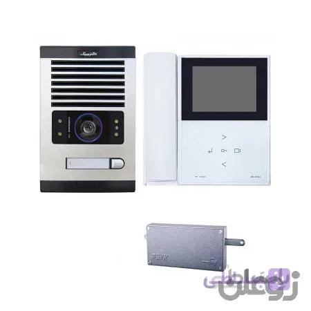 پکیج 1 واحدی کامل آیفون تصویری الکتروپیک 592 / 1086 سفید