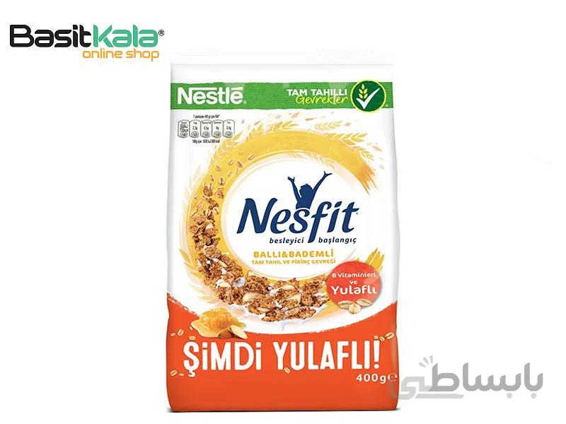 کورن فلکس رژیمی نسفیت با طعم عسل و بادام نستله 400 گرم Nestle Nesfit
