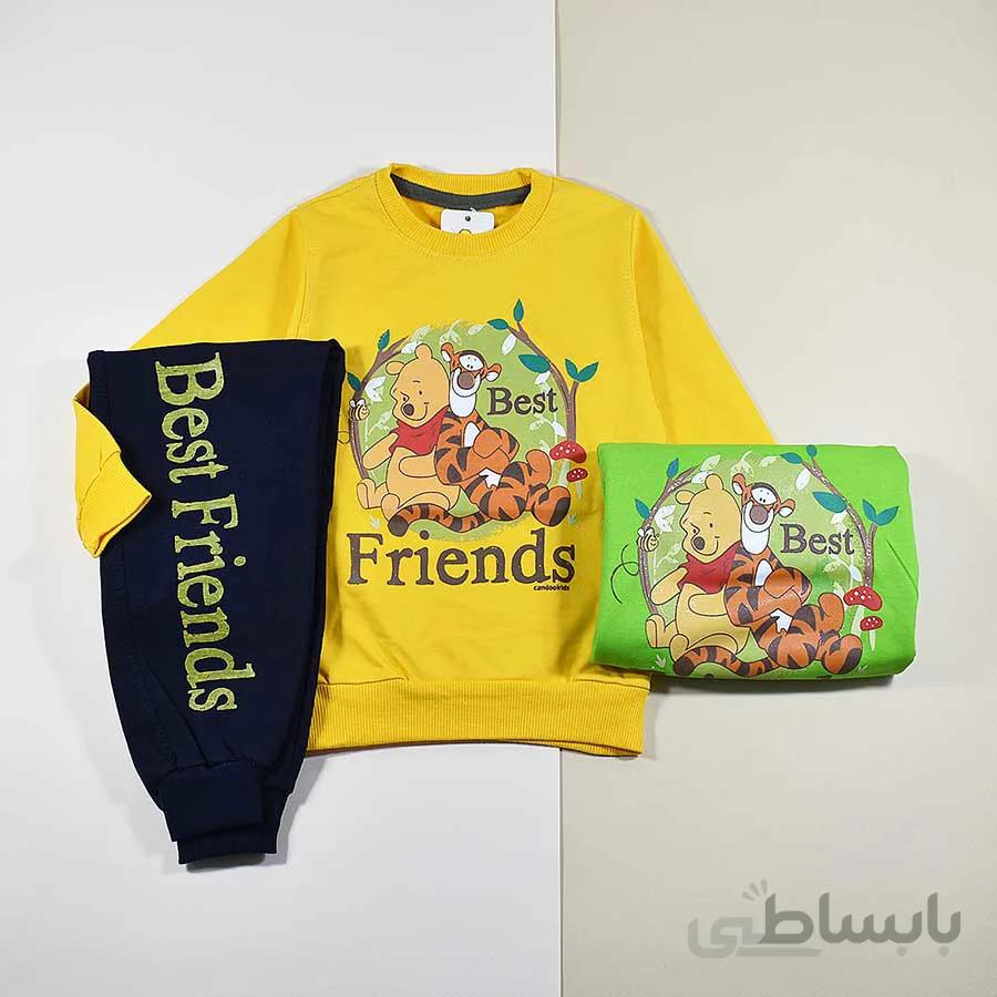 بلوز و شلوار پسرانه بچه گانه طرح پو کد 2309