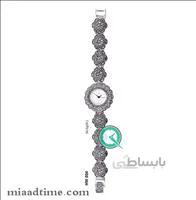 ساعت مچی زنانه نقره HF کد 034