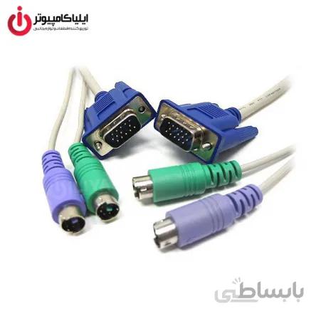 کابل دیتا سوئیچ PS2 کی وی ام به طول 1.5 متر