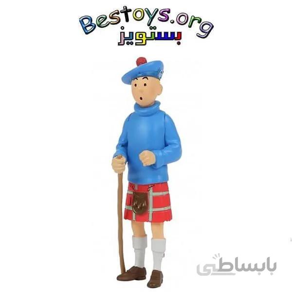 فیگور تن تن مدل Tintin in a kilt