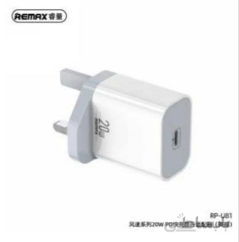 شارژر دیواری ریمکس مدل RP_U81 20 وات PD ا REMAX Fonsu Series 20W PD Fast Charger RP-U81 UK