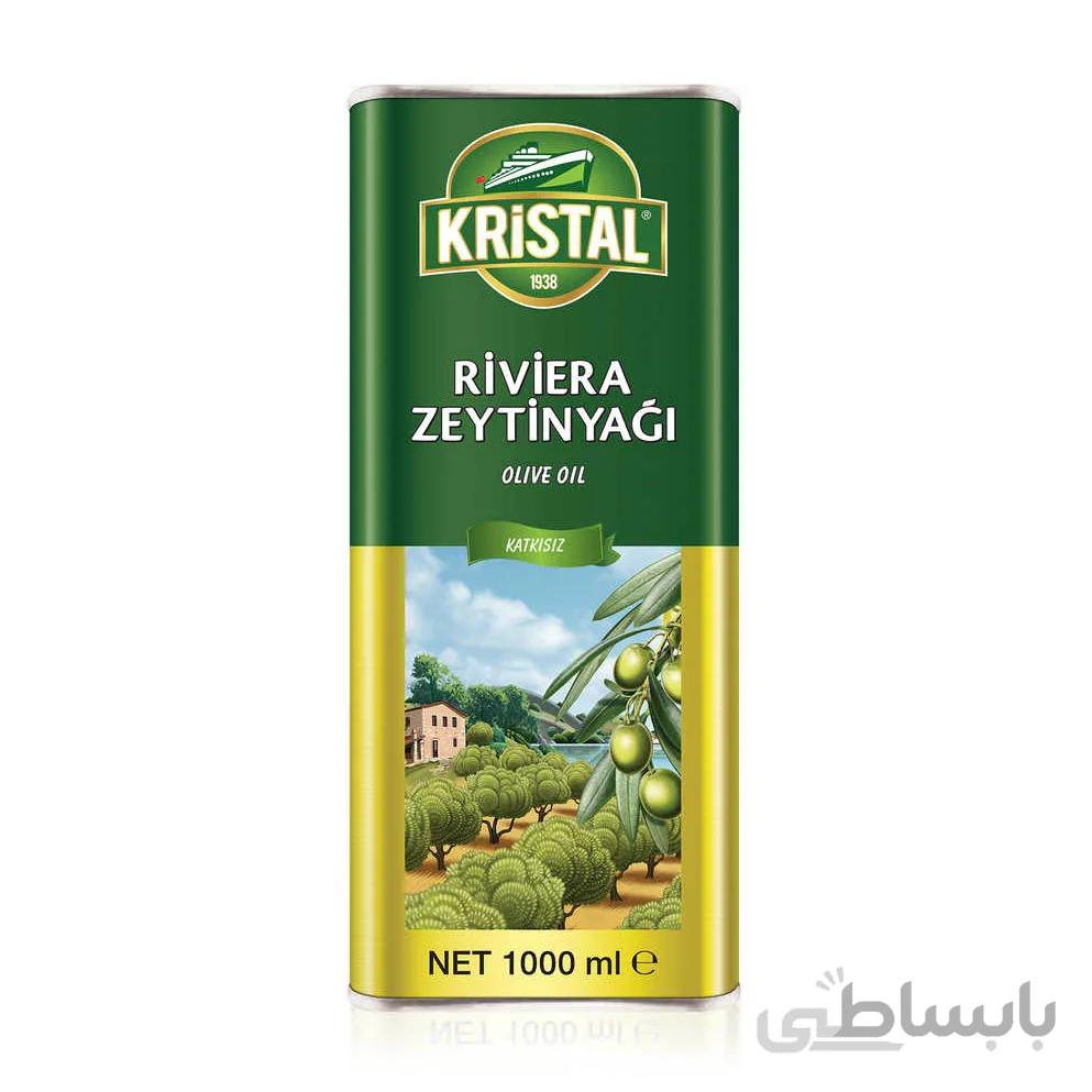 روغن زیتون کریستال ریویرا kristalحجم۱لیتری