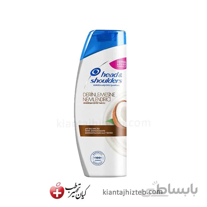 شامپو ضد شوره head & shoulders حاوی عصاره نارگیل 400 میل