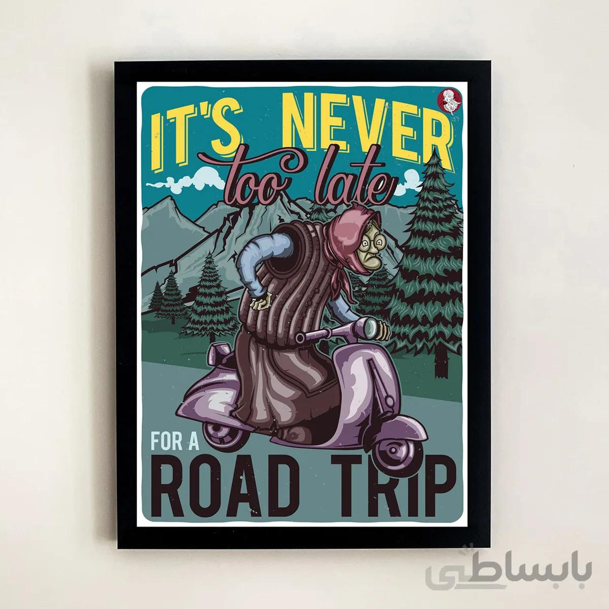 تابلو دیواری دیجیتال آرت طرح زن موتور سوار