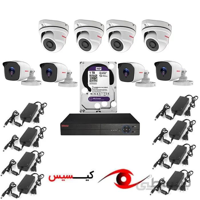 پکیج هشت کانال دوربین مداربسته پیناکلPH208E6220C42241TB