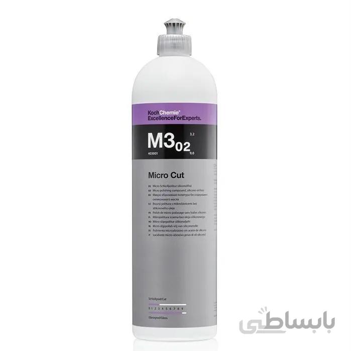 پولیش نرم کوکمی یک لیتری مدل M3 Koch Chemie Micro cut