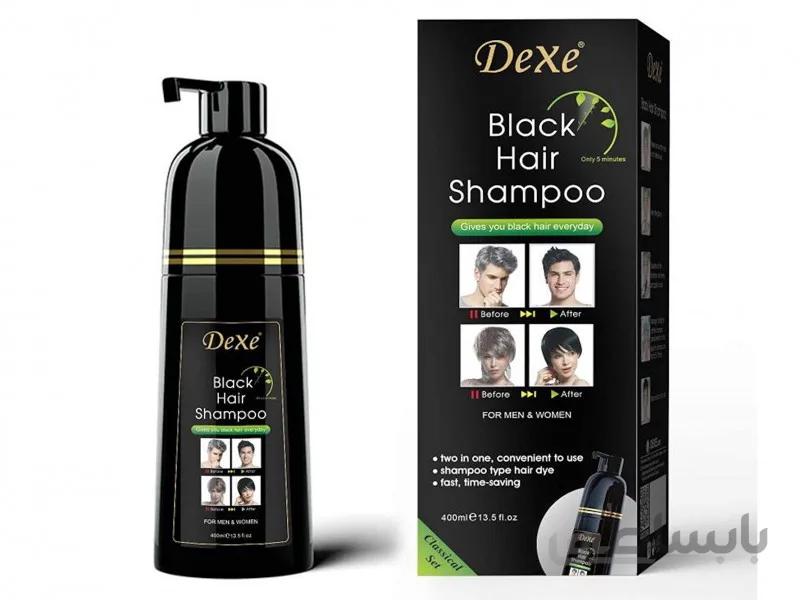 شامو رنگ موی مشکی دکس dexe