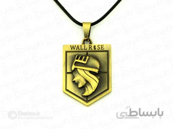 گردنبند حمله به تایتان دیوار رز fan-n-40