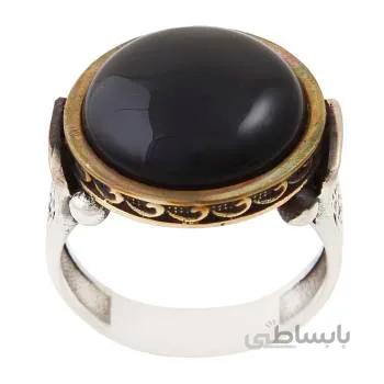 انگشتر نقره مردانه مدل ترک کد AM_1358