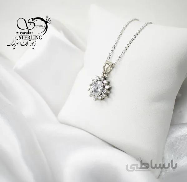 گردنبند نقره زنانه کد 180579