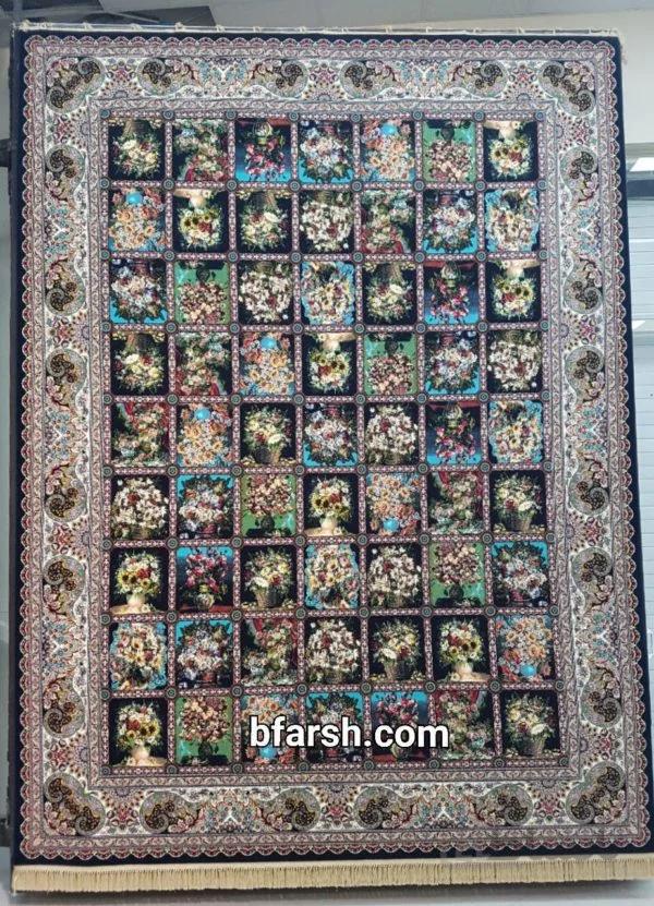 فرش 1200 شانه خشتی گل بوته