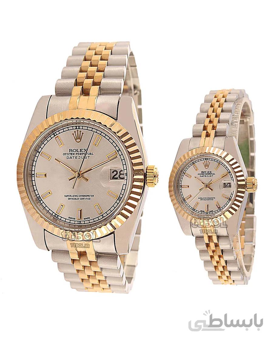 ساعت مچی ست ROLEX DATE JUST SET 162334